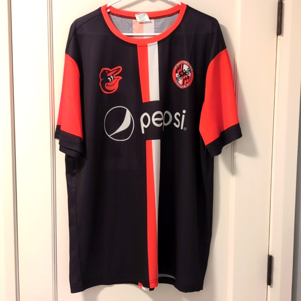 Baltimore Orioles Birdland FC Pepsi jersey